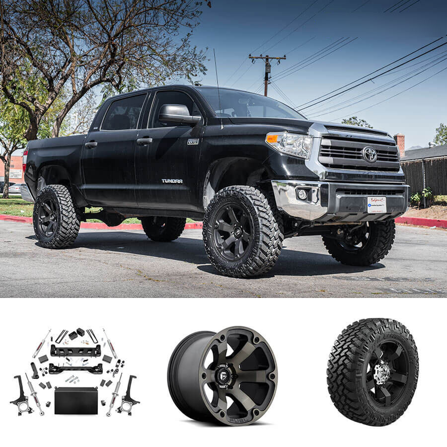 2015 Toyota Tundra 20x9" Wheels + Tires + Suspension Package Deal #PKG012